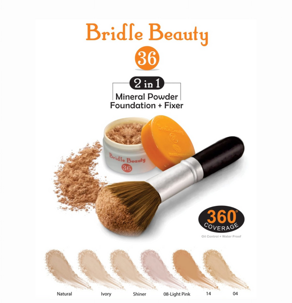 Bridle Beauty 36 | 2-in-1 Mineral Powder Foundation + Fixer
